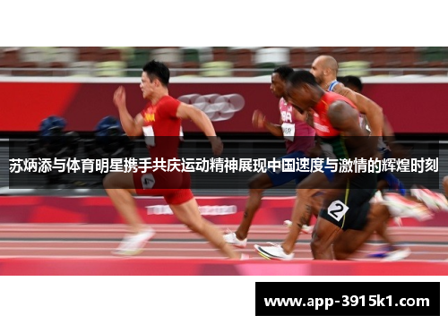 苏炳添与体育明星携手共庆运动精神展现中国速度与激情的辉煌时刻